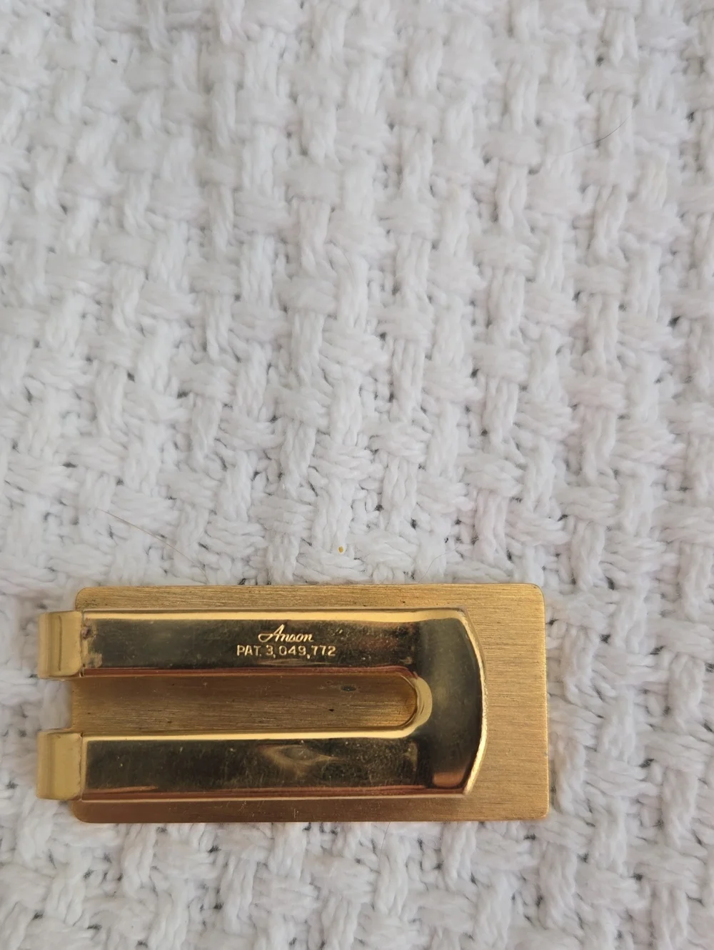Gold Golf-Themed Money Clip - Men Accessories